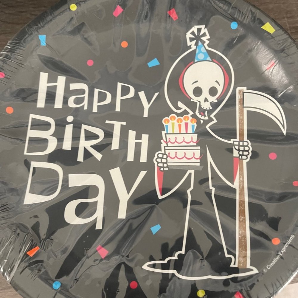 Paper Arts Happy Birthday Grim Reaper Party Decorations (154)